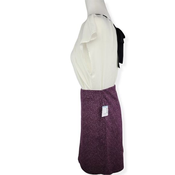 Simply Styled Purple elastic waistband Skirt NWOT - Picture 4 of 5